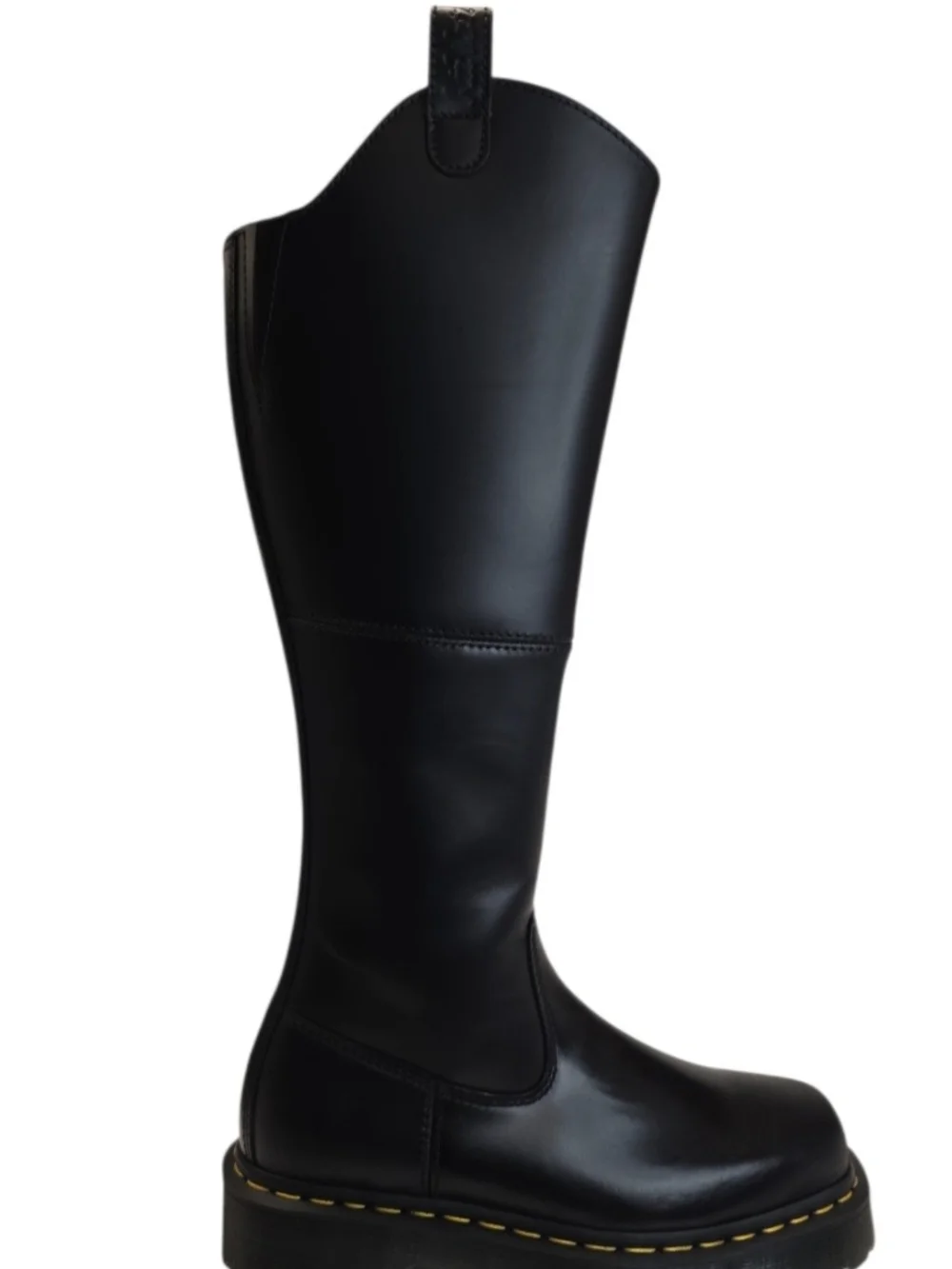 New Dr. Martens Women's Amaayah Hi Leather Bex Riding Boots Knee High Size 6
